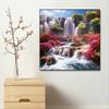 New Arrival 5D DIY Full Circle Diamond Painting "Waterfall" Embroidery Cross Stitch Home Decor Gift