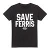Ferris Bueller Save Ferris 100% Cotton T-shirt Mens Tees Top S-2XL, Black