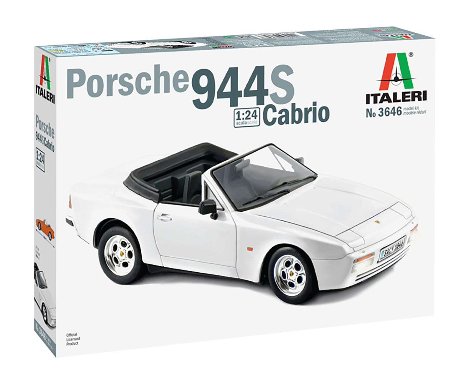 

Platz Italeri 1/24 Porsche 944S Кабриолет Пластиковый набор модели IT3646 (Автомобиль)