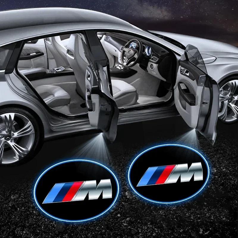 1/2Pcs Car Door Logo Light HD Laser Welcome Courtesy Lamp For BMW M M1 M2 M3 M4 M5 M6 M8 X3 X4 X5 X6 E34 E36 E60 E90 E46 E39 E70