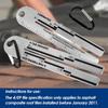 2PCS 4/09 Stainless Steel Shingle Gauge Roofing Measuring Tool