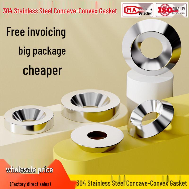 304 Stainless Steel Decorative Conical Fish Eye Washer for M3-M10 Countersunk Holes