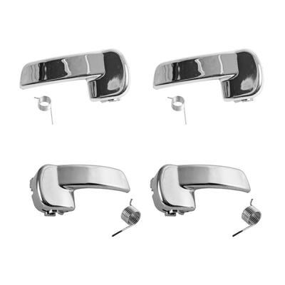 Front-Rear Right-Left Chrome Interior Door Handle Set for Nissan Qashqai J10, JJ10