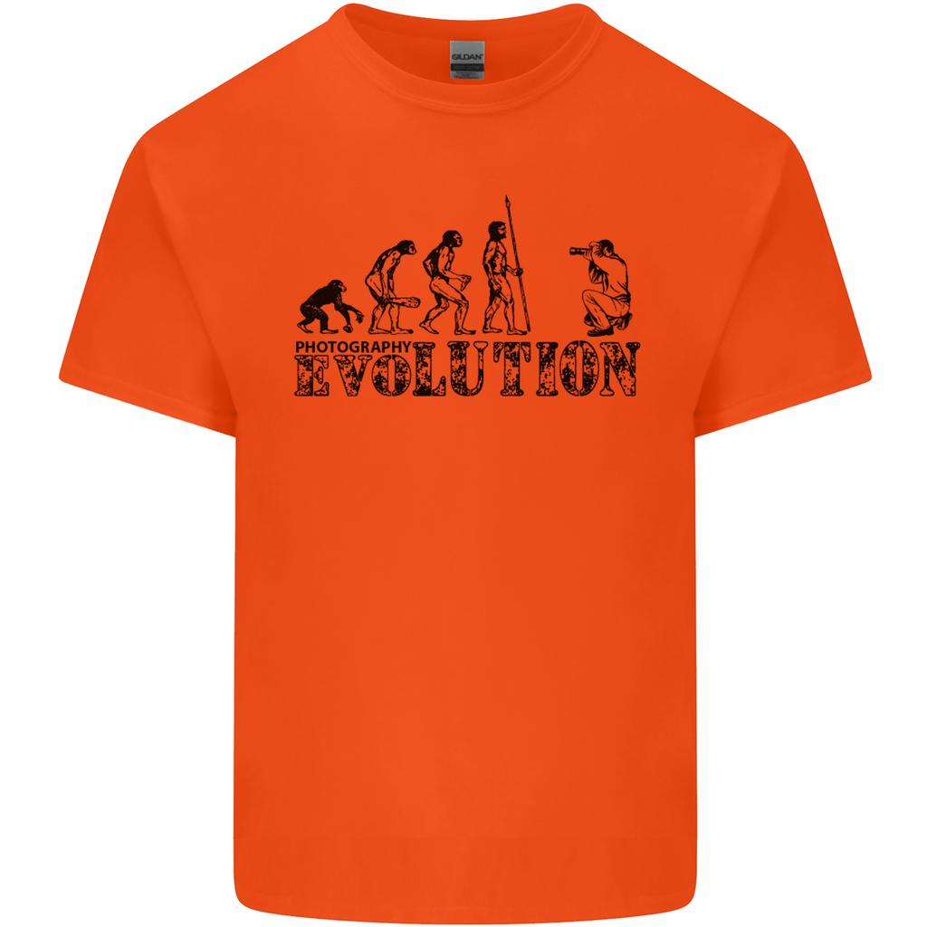 Evolution Photographer Funny Photography Unisexs Light Cotton TShirt