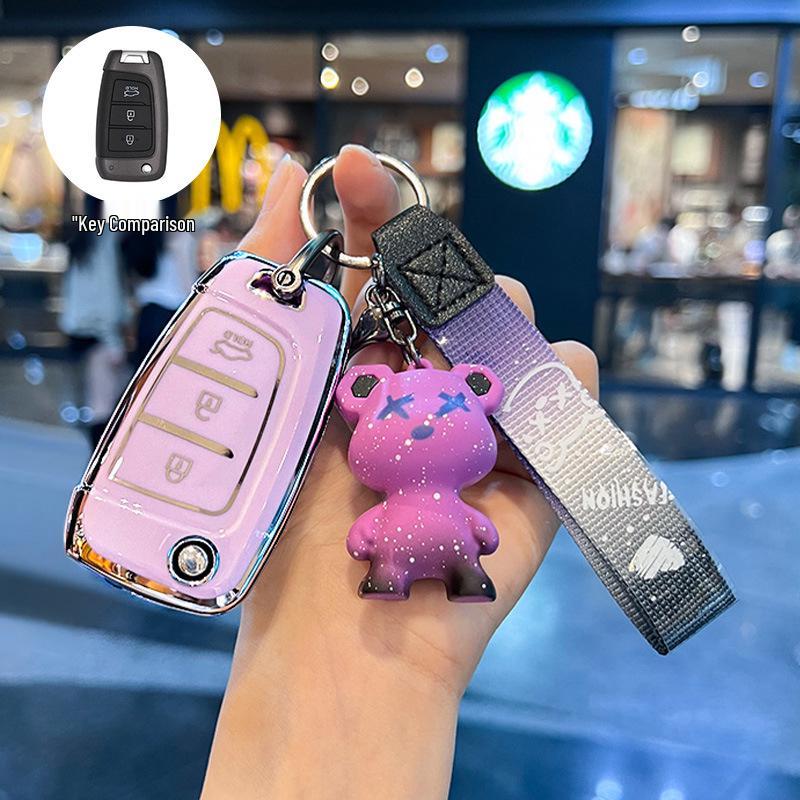 Kompatibel mit 20 Modellen: Schlüsselabdeckung für Beijing Hyundai New Elantra, Verna, ix25, Mistra, ix35 - Schutzschale Schnalle