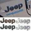 ALG4  ABS Material Car Front Emblem for Jeep Grand Cherokee Commander Renegade Liberty Compass Patriot Wrangler TJ JK Trunk Sticker