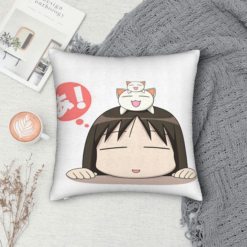 Azumanga Daioh Anime Pillow Case Print Pillow Cover For Office Car Home Decor Fashion Pillowcases