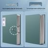 Transparent A4 Document Folder with Insert Pages for Office, Meetings, Contracts, Student Papers, and Certificates
