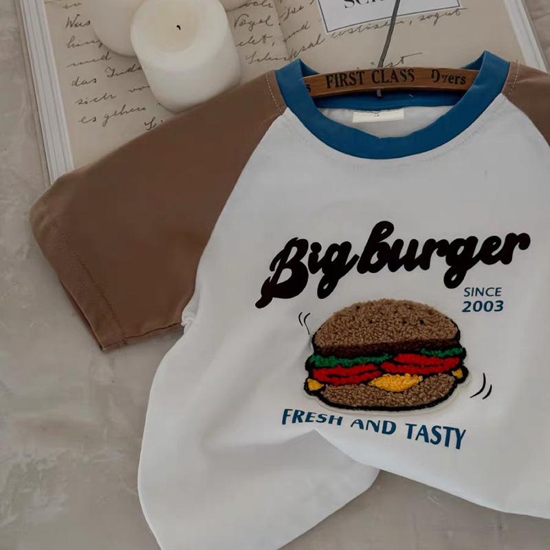 Summer 2026 Pure Cotton Cartoon Short-Sleeve T-Shirt for Kids - Cute Casual Tops for Boys and Girls