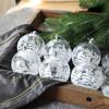 6pcs Christmas Decorations Ball Pendants For Xmas Decor Christmas Tree Ornaments New Year 2024 decorazioni albero di natale