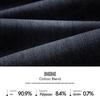 K-Boxing Men's Cotton-Feel Elastic Casual Jeans NQRN1523
