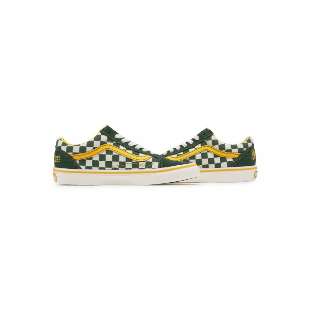 Vans Rare Bus Old School    Asia Artist Collection  Green Yellow  Vn000cr502i1