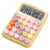 Calculator Typewriter-Inspired Round Button Large Screen Portable Easy to Use Calculator for Office School Home