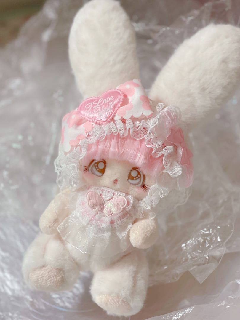 

[USED] Move Pream Sanrio Artist Teddy Bear Handmade Plush Rabbit