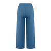 GMXIA Large Size Women's Elastic Waist Long Linen Casual Loose Wide Leg Trousers