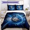 Set Biancheria da Letto 3 Pezzi con Stampa Pattern Borussia Dortmund Morbido Delicato sulla Pelle Lavabile Copripiumino e Federe Set Stagione Unica Camera da Letto