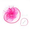 European and American New Bridal Headgear Mesh Feather Headband Party Ball Top Hat Jockey Club Retro Hair Accessories