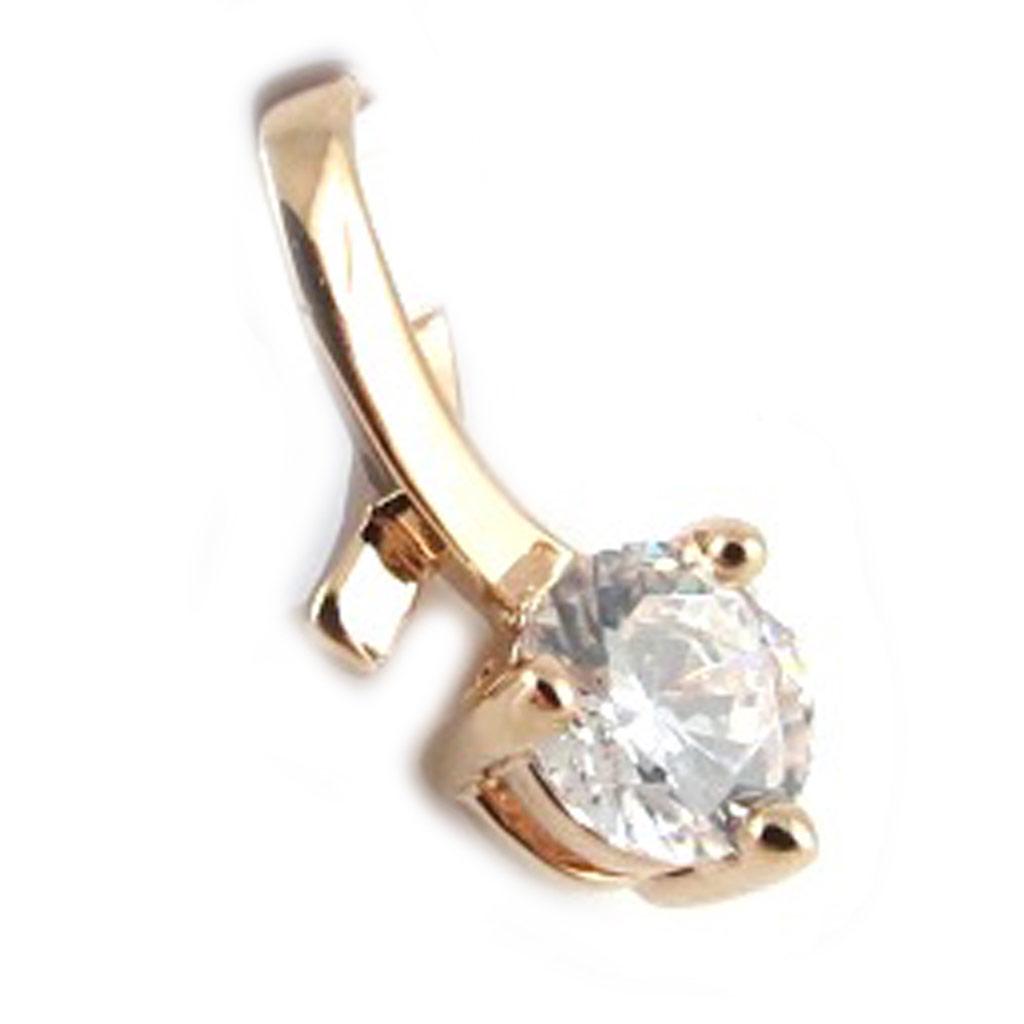 Les Trésors De Lily [L1799] - Pendentif Plaqué Or 'Câlin' Blanc