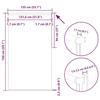VidaXL Blackout Roller Blind Fabric Width 131.6 Cm Polyester, Day and Night Blind, Kitchen Blind, Blind 4011915