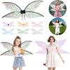 Butterfly Fairy Wings Costume Women Girls Princess Elf Angel Wing for Halloween Party Cosplay Costume Dress Up Performance Props