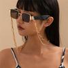 Hip Hop Multi-layer Sunglasses Chain Lanyard Neck Strap Thick Metal Chain For Glasses Fashion Women Jewelry