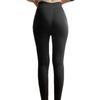 Plus Size Black Velvet Lined Slimming Elastic Leggings for Autumn/Winter