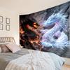 Colorful Dragon Artwork Tapestry, Unique Design Tapestry, Wall Decor for Bedroom,Livingroom, Playroom,Heartwarming Fan Holiday Gifts