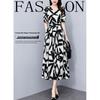 Slim-Fit Plus Size Summer Dress for Middle-Aged Women