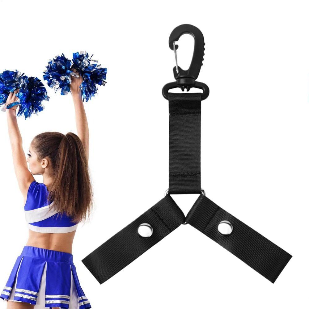 Durable Hanger Cheer Pom Lanyard Bag Organizer PomPom Carrier Cheerleader Poms Holder Team Sports