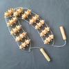 Wooden Back Massage Roller Meridian Manual Lymphatic Drainage Tool Deep Tissue Muscle Pain Relief for Body Neck Leg