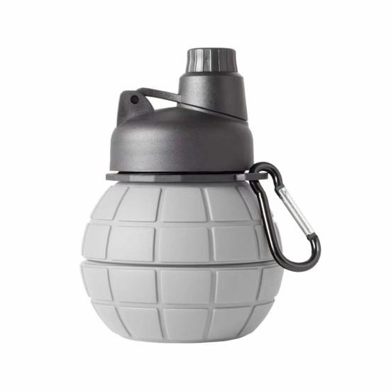 550ML Su Şişesi Gıda Sınıfı Yüksek Sıcaklık Direnci Büyük Kapasiteli Katlanabilir Su Isıtıcısı Seyahat İçme Şişesi Açık Hava