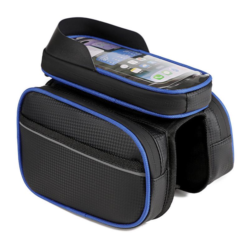 Waterproof Bicycle Front Beam Bag - Cycling Organizer for Mountain Bikes