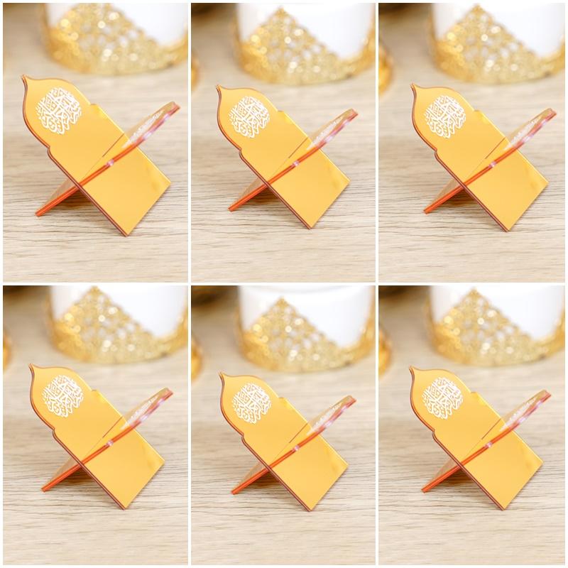 Ramadan 2026 Decoration Ramadan Dates Holder Eid Al-Fitr Desktop Ornament Islamic Muslim Stand DIY Ramadan Party Supplies