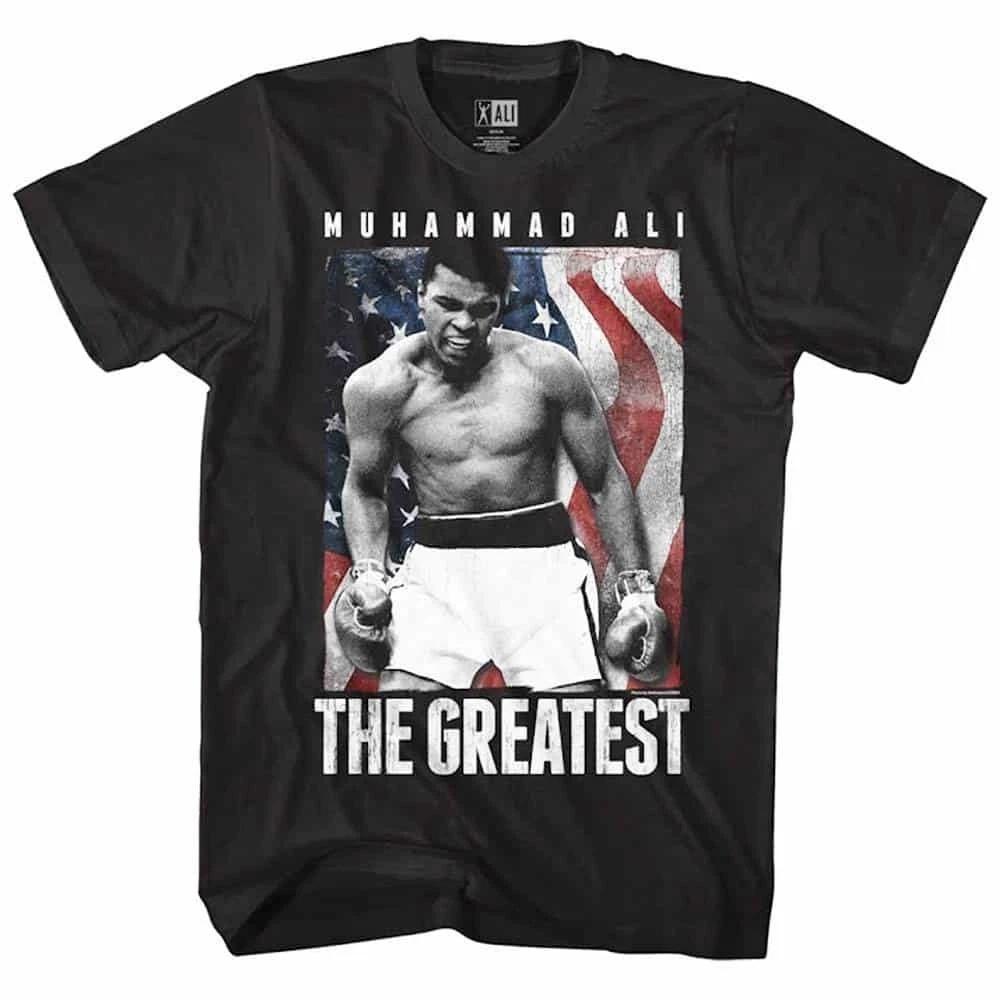 Muhammad Ali Greatest American Men s T Shirt XL