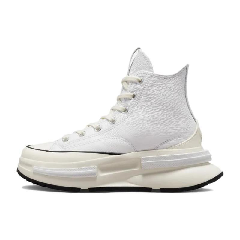 Converse Run Star Legacy Trendy Versatile High-Top Canvas Shoes Unisex White