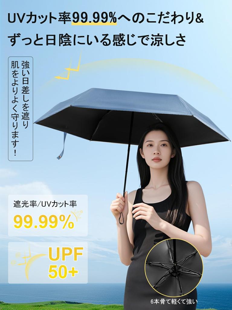 Folding Umbrella with UPF UV Protection and Reinforced Compact and this umbrella offers UV sun and heatstroke Features a and a durable storage A