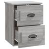Wall Mounted Nightstand Gray Sonoma 41.5 x 36 x 53 cm