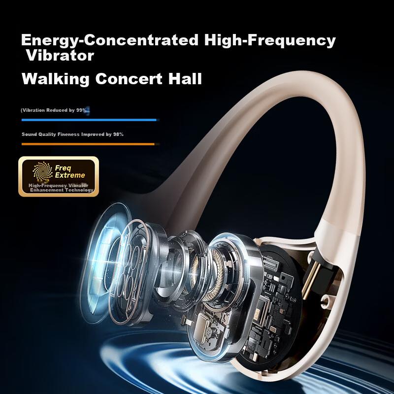 PHILIPS True Wireless Bluetooth Earphones Neckband Open Bone Conduction Concept Ear Hook Neck