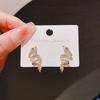 Light luxury high-end sense, natal dragon year take-off earrings, women's niche temperament earrings, new trendy personality versatile ear jewelry