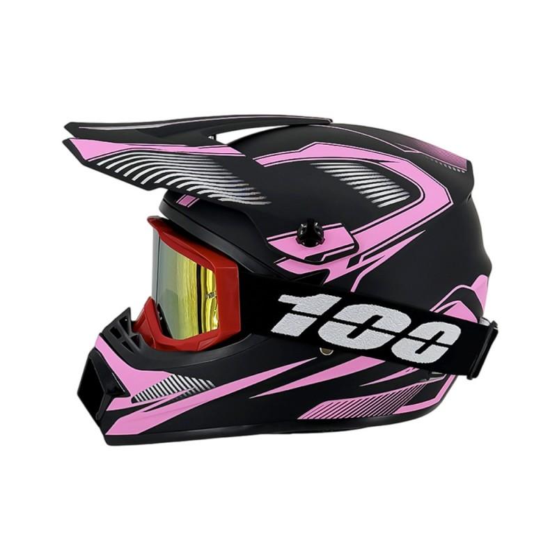 Full Face Motorcycle Helmet Off-Road ATV Mountain Bike Downhill Kart Adult Use ABS Material