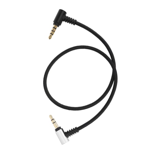 Zerodis Adaptér TRS na TRRS, 3,5mm Vysoká přesnost, Vysoce kompatibilní konverzní kabel pro mikrofon TRS-TRRS, 35cm, RODE SC7