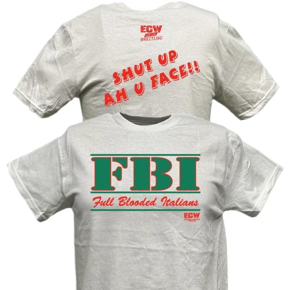 FBI Full Blooded Italian ECW Wrestling White Tshirt S