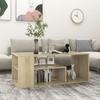 Vidaxl Couchtisch, Sonoma Eiche 100X50X40 Cm Material Holzwerkstoff