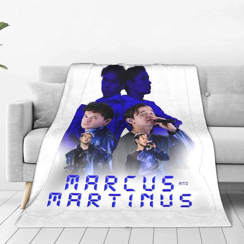 Flannel Throw Blanket Marcus And Martinus Unforgettable Eurovisions Sweden Blankets Bedding for Livingroom Travel Couch
