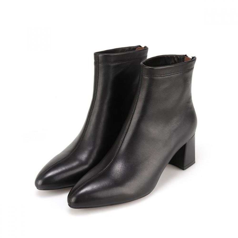 Barbara Leather Chelsea Ankle Boots 5cm Bbh870bk 250mm