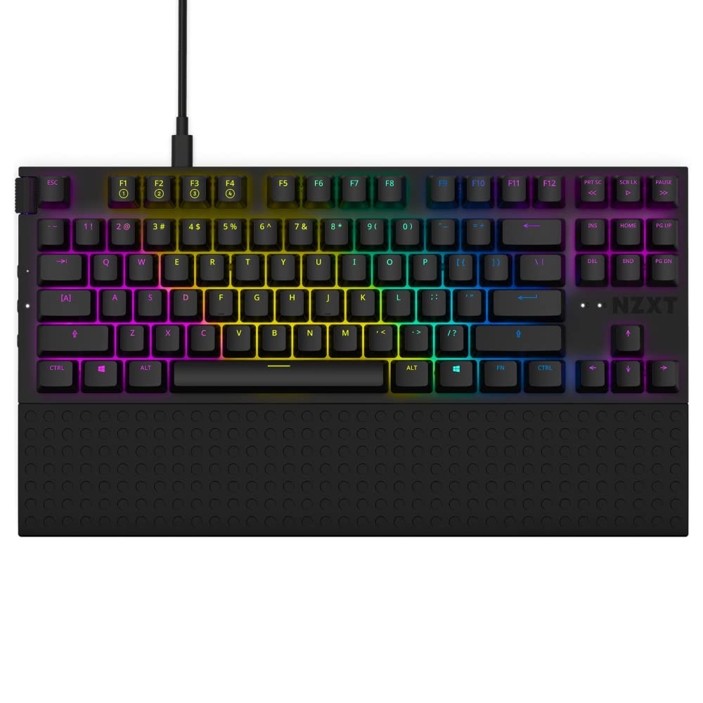 

Ігрова клавіатура NZXT FUNCTION TENKEYLESS Black KB591 KB-1TKUS-BR чорний