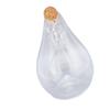 2 In 1 Oil and Vinegar Dispenser Bottle Olive Oil Vinegar Cruet Bottle with Cork Stoppers Clear Glass