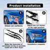 1 Full Set Monster Claw Sticker For Car Hood Decal 1 Set, Car Decals Claw Mark Stickers To Cover Hood Headlights Scratches, Modified