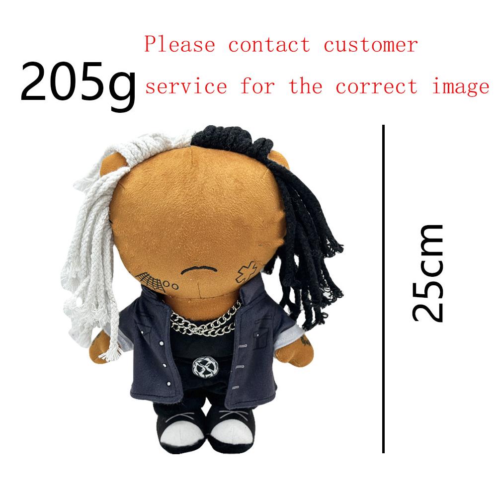 Neue 25 cm Tupac Plüschpuppe Rapper Figur Stofftiere Niedliche Jungen Mädchen Fans Sammeln Geschenke