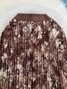 Women's European & American 3D Print A-line Pleated Skirt - Slimming, Versatile, Mid-length for Spring/Summer